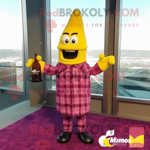 Magenta Bottle Of Mustard...