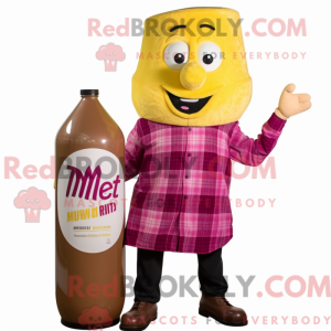 Magenta Bottle Of Mustard...