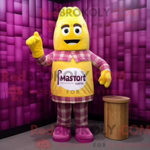 Magenta Garrafa De Mostarda...