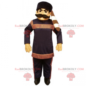 Karaktermascotte - Davy Crockett - Redbrokoly.com
