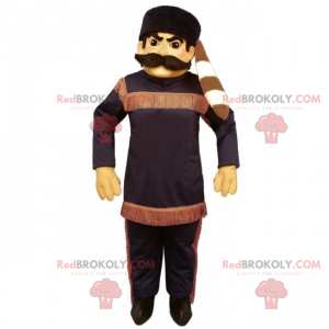 Mascota del personaje - Davy Crockett - Redbrokoly.com