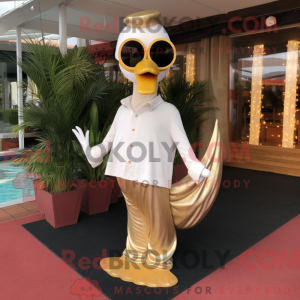 Máscara de Cisne Dourado...