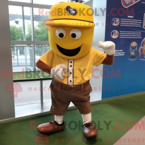 Rust Baseball Glove maskot...