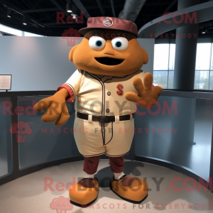 Rust Baseball Glove mascot...