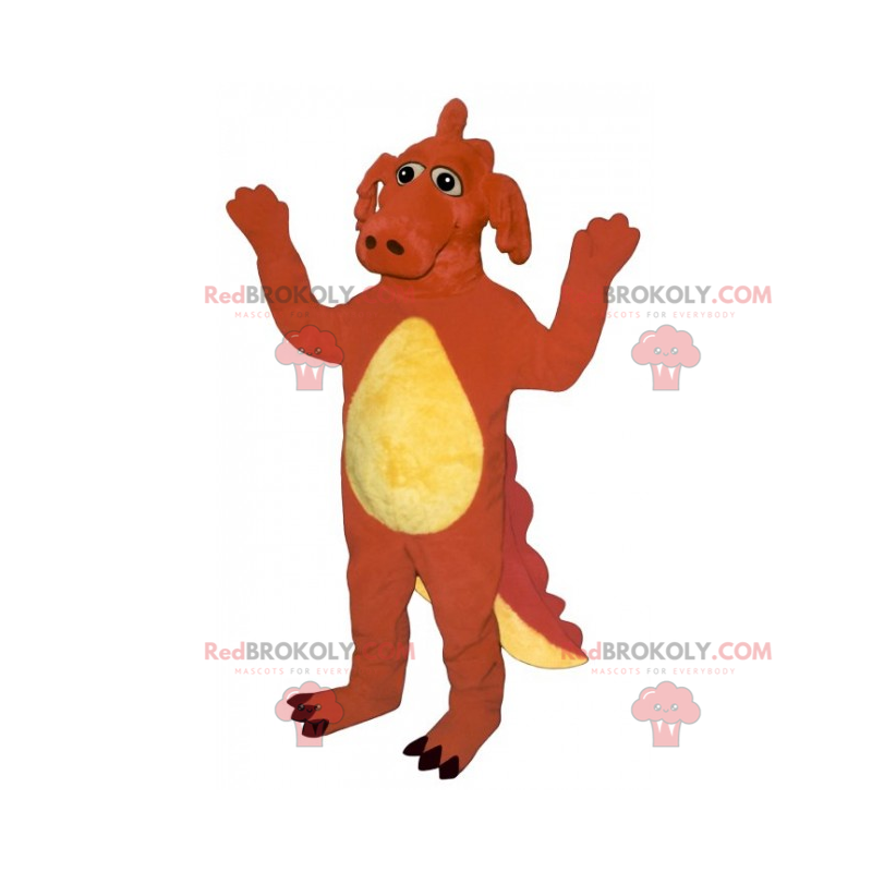 Karaktermascotte - Dragon - Redbrokoly.com