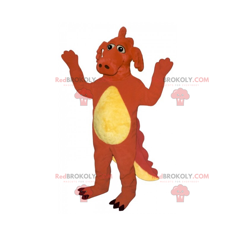 Mascota de personaje - Dragón - Redbrokoly.com