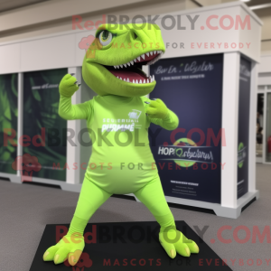 Limegrønn Allosaurus...