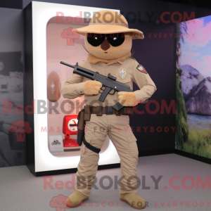 Tan Sniper mask drakt...