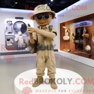 Tan Sniper mask drakt...