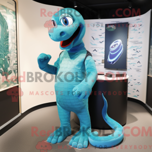 Disfraz de mascota Cyan...
