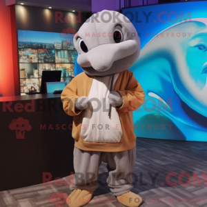 Costume mascotte de dauphin...