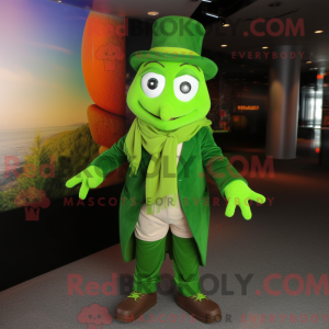 Oliven Leprechaun maskot...