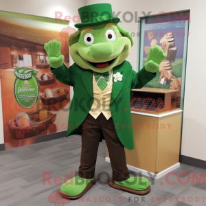 Olive Leprechaun mascot...