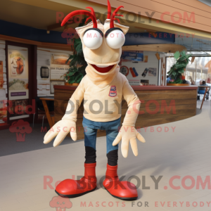 Costume mascotte de homard...