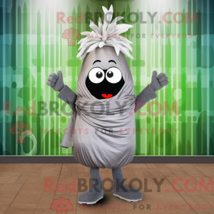 Grey Onion-maskotdraktfigur...