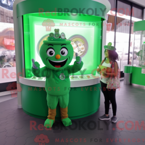 Green Cupcake mascot...