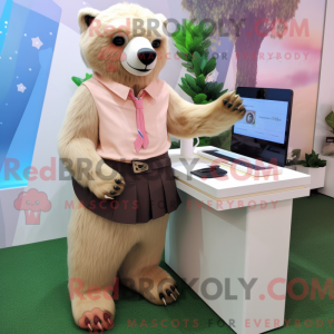Disfraz de mascota del oso...