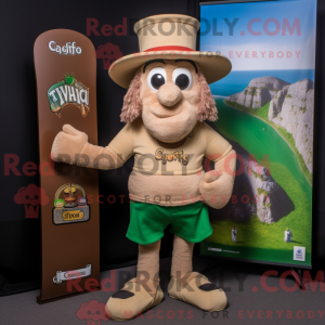 Tan Irish Castle mascot...