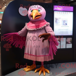 Maskottchenkostüm Pink Crow...
