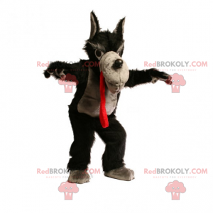 Charakter Maskottchen - Großer böser Wolf - Redbrokoly.com