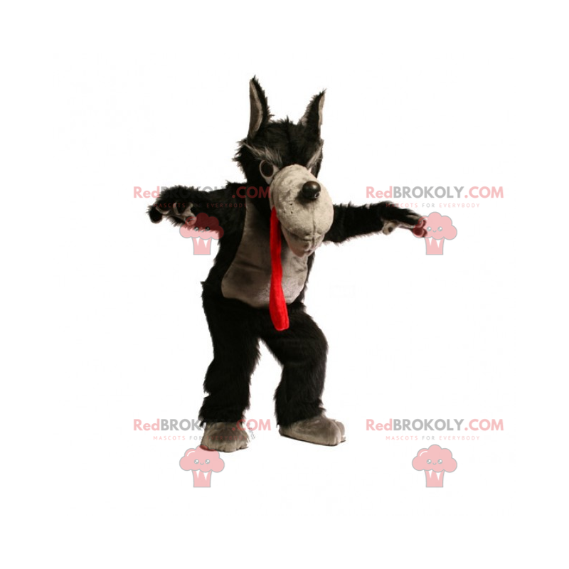 Karaktermascotte - Grote boze wolf - Redbrokoly.com