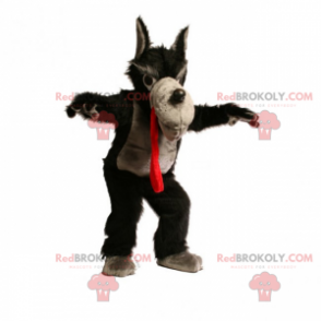 Mascota de personaje - Lobo feroz - Redbrokoly.com