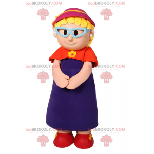 Karaktär maskot - farmor - Redbrokoly.com