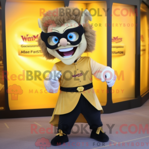 Gold Vampire maskot drakt...