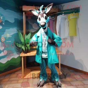 Disfraz de mascota Teal...