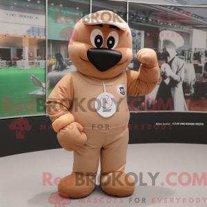 Luva de boxe bronzeada...