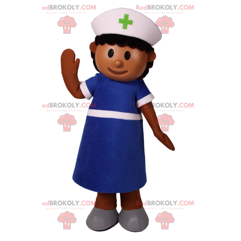 Mascota de personaje - Enfermera - Redbrokoly.com