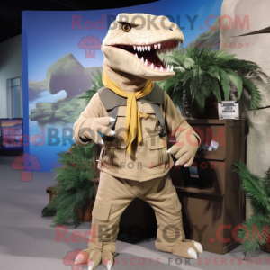 Beige Allosaurus...