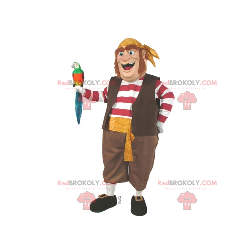 Karakter mascotte - piratenschip zeeman - Redbrokoly.com