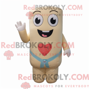 Maskotdraktfigura Beige...