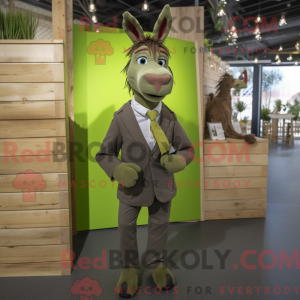 Disfraz de mascota burro...