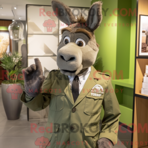 Disfraz de mascota burro...