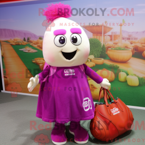Magenta nepe maskot...