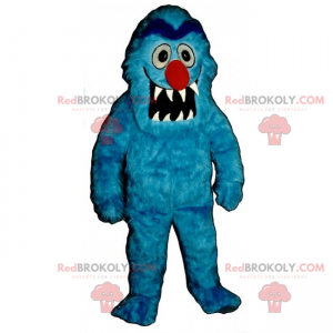 Mascotte personaggio - mostro blu - Redbrokoly.com