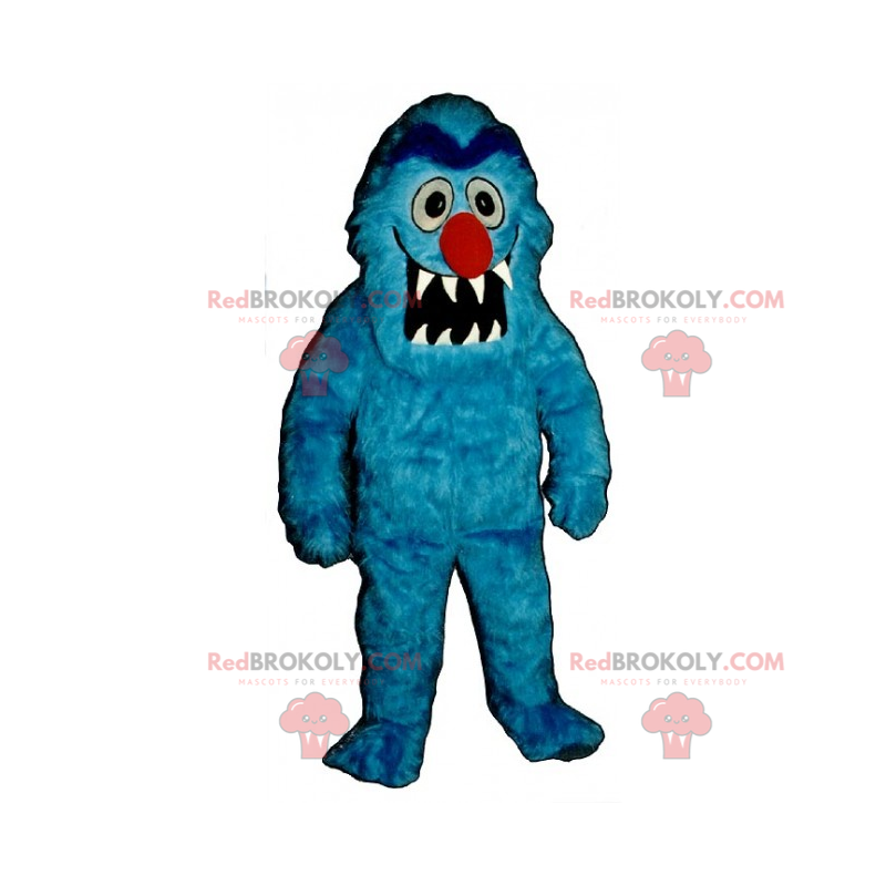 Character mascot - Blue monster - Redbrokoly.com