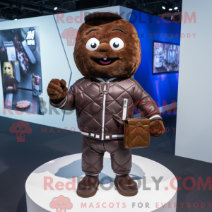 Disfraz de mascota de Brown...