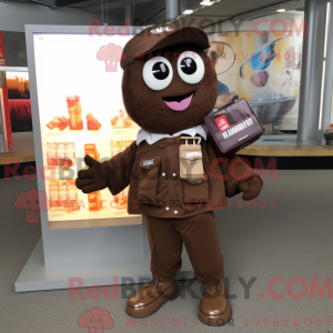 Disfraz de mascota de Brown...