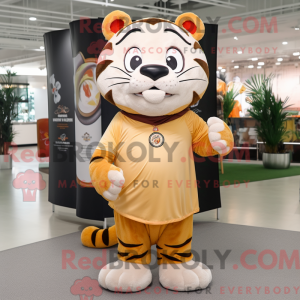 Tan Tiger mascot costume...