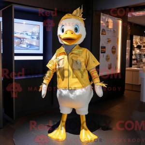 máscara Gold Geese tem uma...