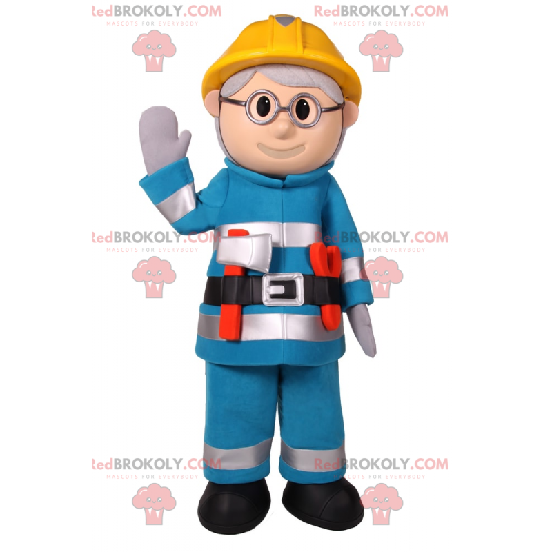 Mascote do personagem - Trabalhador - Redbrokoly.com