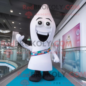 White Hourglass mascot...