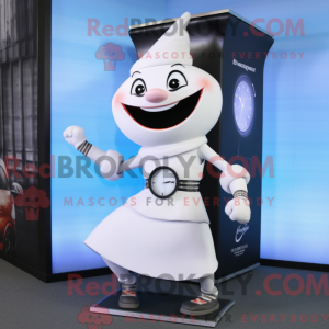 White Hourglass mascot...