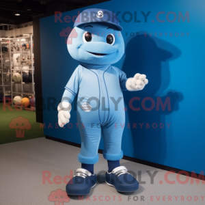 Blue Baseball Glove...