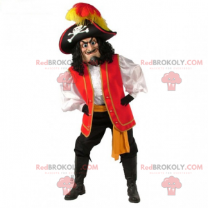 Mascote do personagem - Pirata - Redbrokoly.com