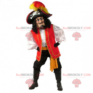Maskot postavy - pirát - Redbrokoly.com
