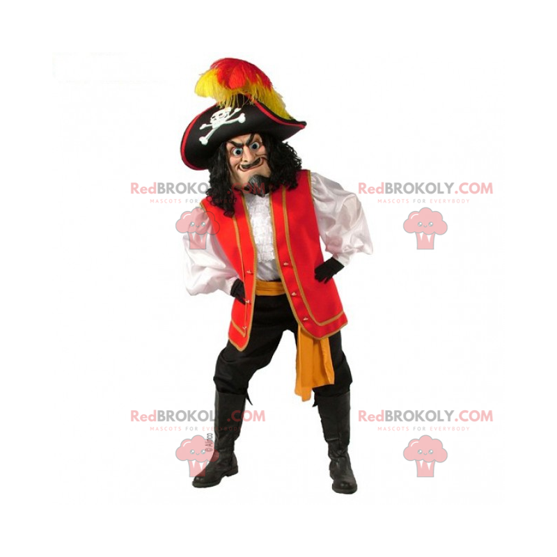 Mascote do personagem - Pirata - Redbrokoly.com